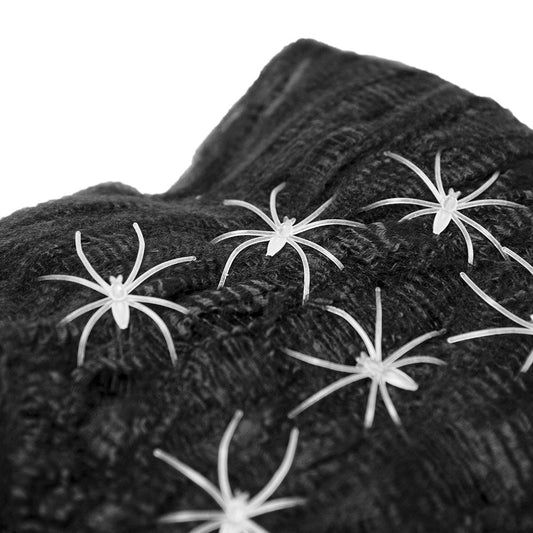 Mad Toys Black Spider Web with White Tiny Spiders Halloween Decoration