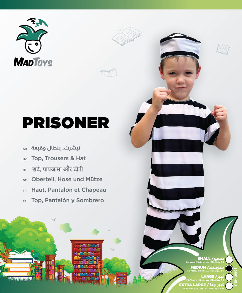 Mad Toys Prisoner Book Week Costumes