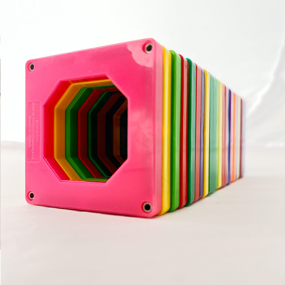 Mad Toys Magnetic Square Shaped Tiles 24 Pieces Multicoloured Construction Set