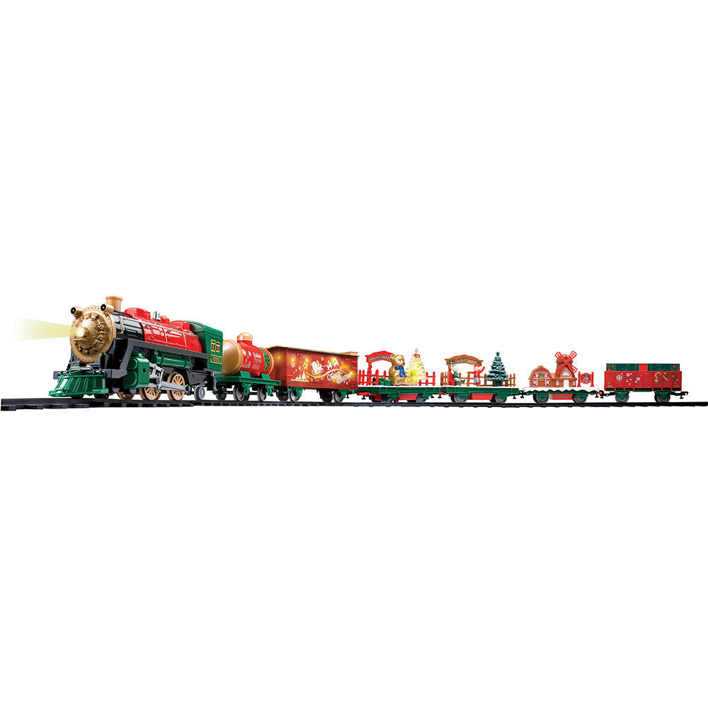 Santa Express Light-Up Christmas Train Set