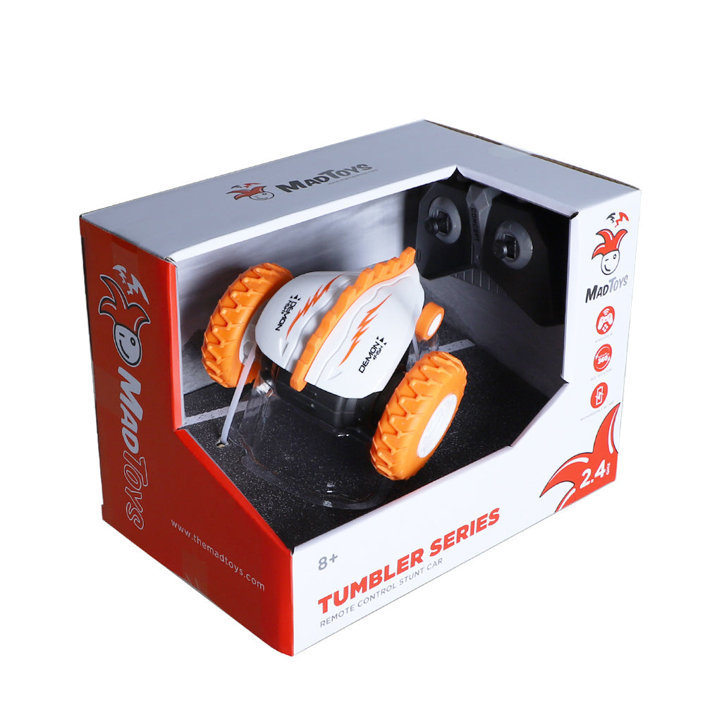 Mad Toys Tumbler Series Remote Control Stunt Car - Manta Ray Orange