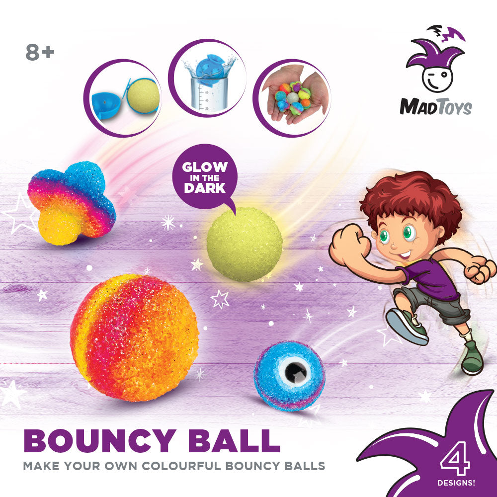 Mad Toys Make Your Own Bouncy Ball Science Experiment Kit