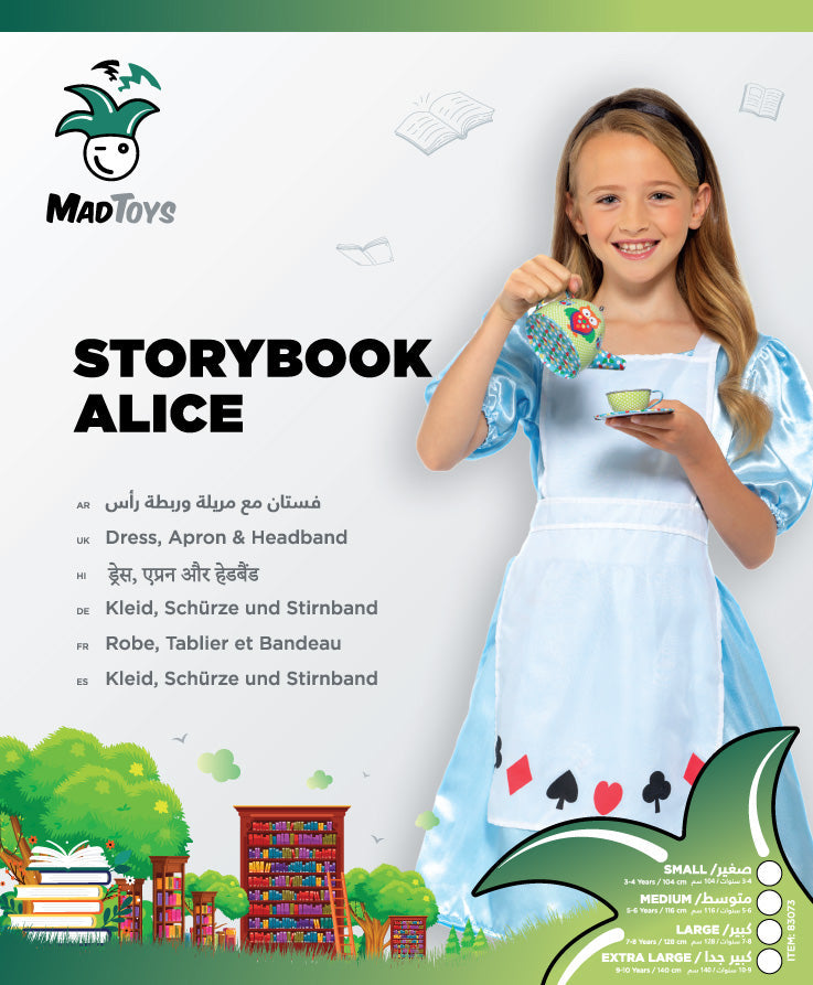 Mad Toys Storybook Alice Book Week Costumes