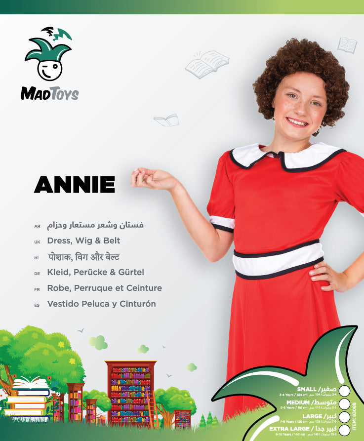 Mad Toys Annie Book Week Costumes