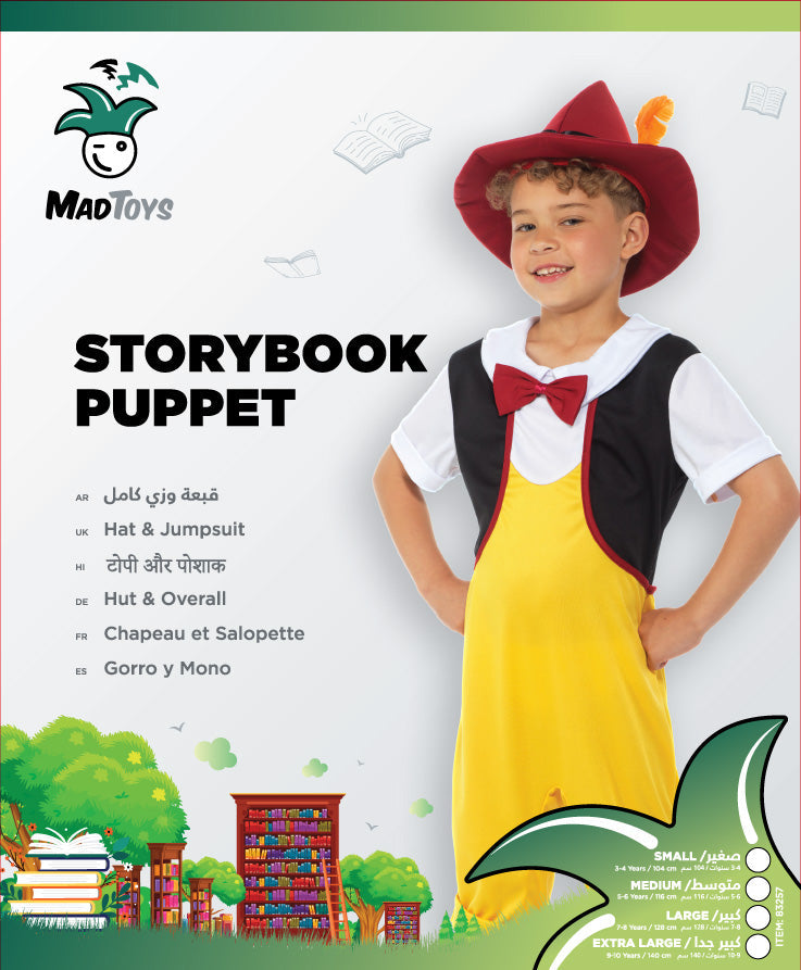 Mad Toys Storybook Puppet Book Week Costumes