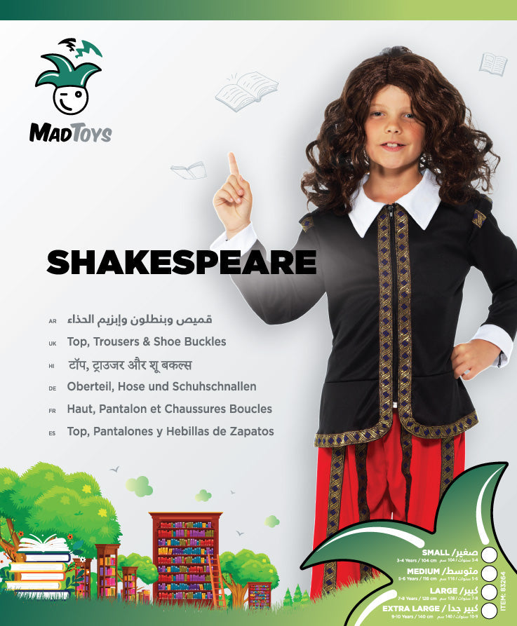 Mad Toys Shakespeare Book Week Costumes