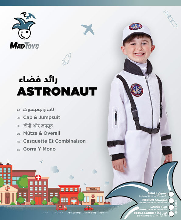 Mad Toys Astronaut Kids Professions and Book Week Costumes