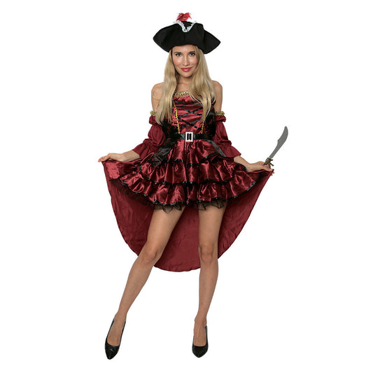 Mad Toys Fiery Red Lady Pirate/ Buccaneer Adult Halloween Costume