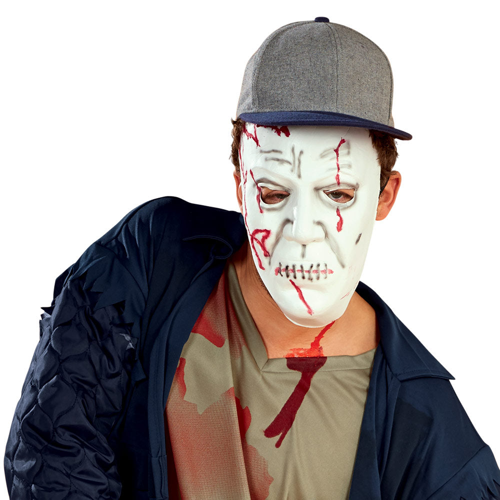 Mad Toys Zombie in Shirt and Mask Adult Halloween Costume