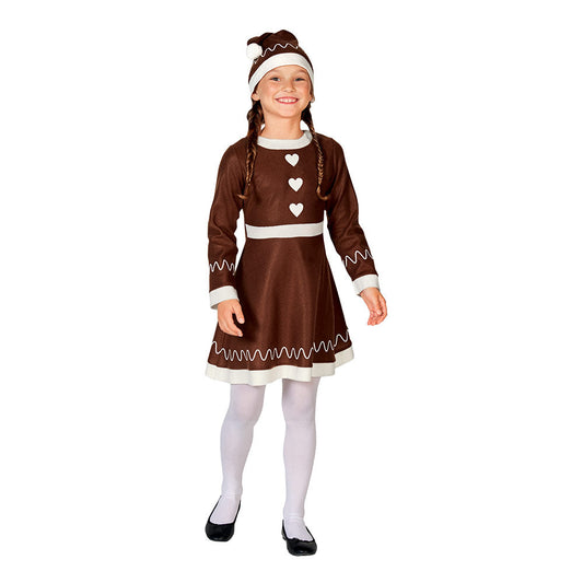 Mad Toys Gingerbread Girl Kids Christmas Costume