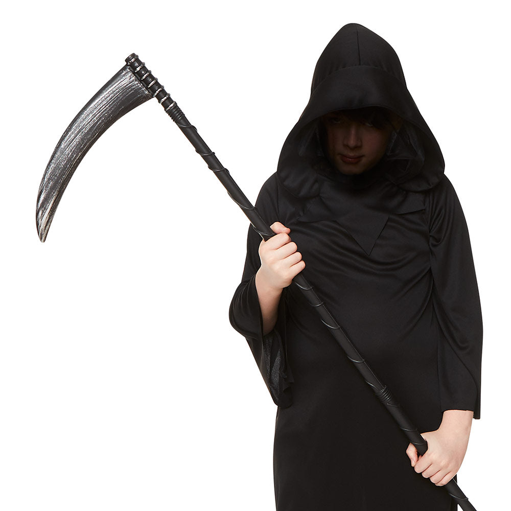 Mad Toys Grim Reaper Hooded Robe Kids Halloween Costume