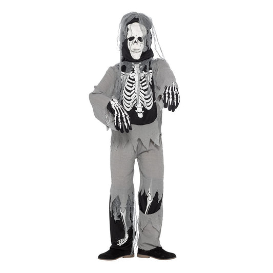Mad Toys Ghostly Skeleton Halloween Kids Costume